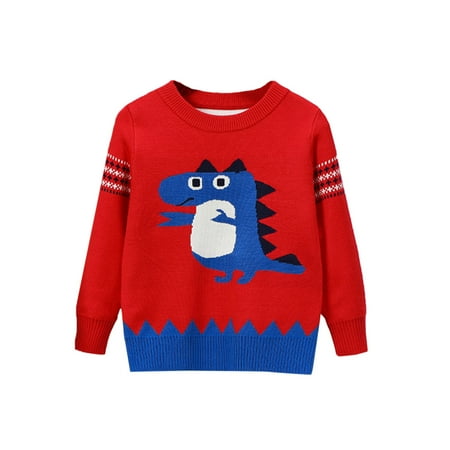 Zlekejiko Toddler Boys Girls Cartoon Dinasour Prints Sweater Long Sleeve Warm Knitted Pullover Knitwear Tops Sweater
Zlekejiko Toddler Boys Girls Cartoon Dinasour Prints Sweater Long Sleeve Warm Knitted Pullover Knitwear Tops Sweater