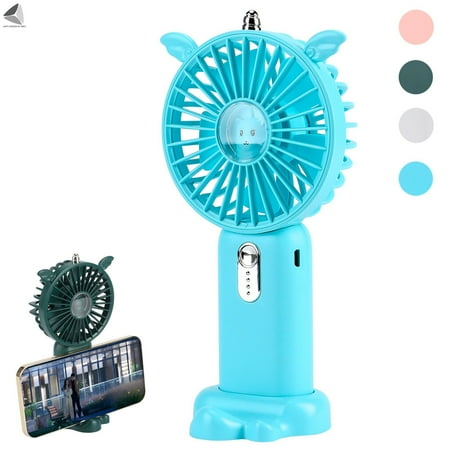 Sixtyshades Portable Personal Fan USB Rechargeable Mini Handle Fan Lovely Small Desk Fan with Base (Blue)
Sixtyshades Portable Personal Fan USB Rechargeable Mini Handle Fan Lovely Small Desk Fan with Base (Blue)
