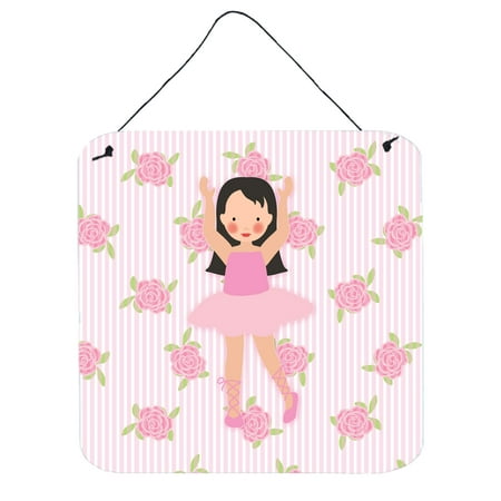 Ballerina Long Dark Hair Wall or Door Hanging Prints BB5181DS66
