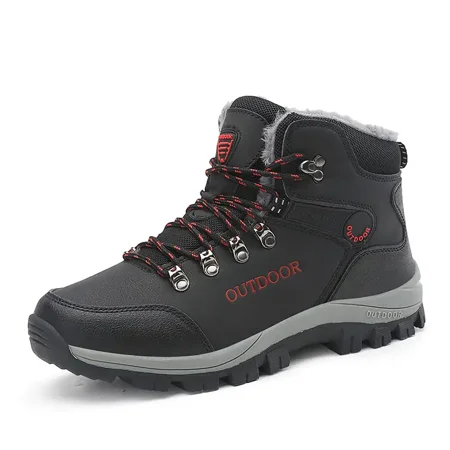 Men‘s Non Slip Warm Winter Snow Boots Outdoor Hiking Boots Plus Size High Top Running Shoes For Autumn & Winter
Men‘s Non Slip Warm Winter Snow Boots Outdoor Hiking Boots Plus Size High Top Running Shoes For Autumn & Winter