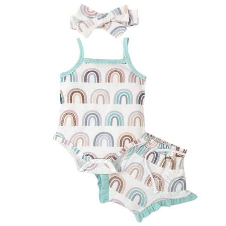 Xiulive Girls Sleeveless Floral Prints Tops Shorts Romper Bodysuit Headbands Outfits Casual Soft Outfits
Xiulive Girls Sleeveless Floral Prints Tops Shorts Romper Bodysuit Headbands Outfits Casual Soft Outfits
