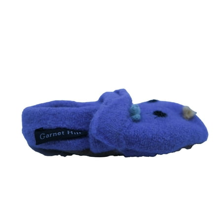 Pre-owned Garnet Hill Girls Purple Slippers size: 9-12 Months