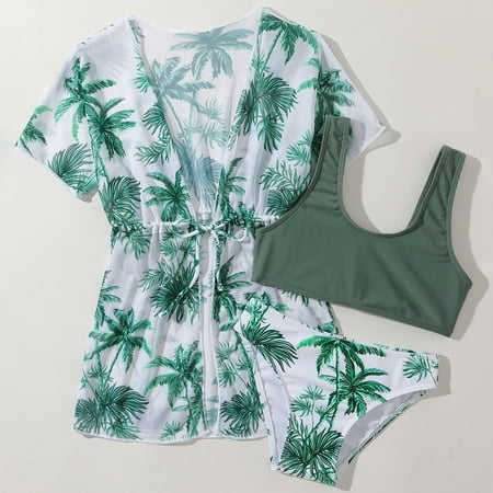 Jacenvly Swimsuits 3 Piece Girls Clearance Soft Satiny Baby Girls Swimwear Children s Swimsuit Short Sleeve Leopard Print Swimsuit Bikini Bathing Suit Swimming Three-Piece Set 5-6 Years Green
Jacenvly Swimsuits 3 Piece Girls Clearance Soft Satiny Baby Girls Swimwear Children s Swimsuit Short Sleeve Leopard Print Swimsuit Bikini Bathing Suit Swimming Three-Piece Set 5-6 Years Green