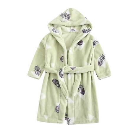 Boys Girls Soft Flannel Hooded Bathrobe Cute Print Sleepwear for Girls Gifts 1-6 Years Kids Fuzzy Robe
Boys Girls Soft Flannel Hooded Bathrobe Cute Print Sleepwear for Girls Gifts 1-6 Years Kids Fuzzy Robe