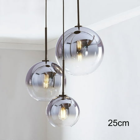 Nordic Glass Ball Pendant Light Gradient Color Hanging Lamp Living Room Bedroom Bedside Bar 25cm
Nordic Glass Ball Pendant Light Gradient Color Hanging Lamp Living Room Bedroom Bedside Bar 25cm