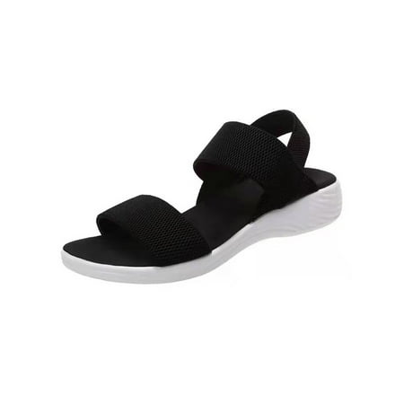 Woobling Women Sandals Beach Casual Shoes Low Wedge Flat Sandal Sport Fashion Slip On Lightweight Black 7.5
Woobling Women Sandals Beach Casual Shoes Low Wedge Flat Sandal Sport Fashion Slip On Lightweight Black 7.5