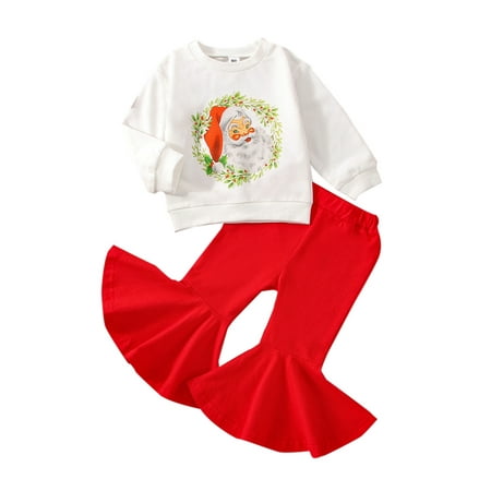 xingqing 1-5 Years Christmas Toddler Baby Girls Pants Outfits Letter Santa Claus Long Sleeve Sweatshirt Flare Pants Fall Winter Clothes Red Pullover 18-24 Months
xingqing 1-5 Years Christmas Toddler Baby Girls Pants Outfits Letter Santa Claus Long Sleeve Sweatshirt Flare Pants Fall Winter Clothes Red Pullover 18-24 Months
