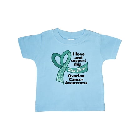 Inktastic Ovarian Cancer Awareness I Love and Support My Step Sister Gift Baby Boy or Baby Girl T-Shirt
Inktastic Ovarian Cancer Awareness I Love and Support My Step Sister Gift Baby Boy or Baby Girl T-Shirt