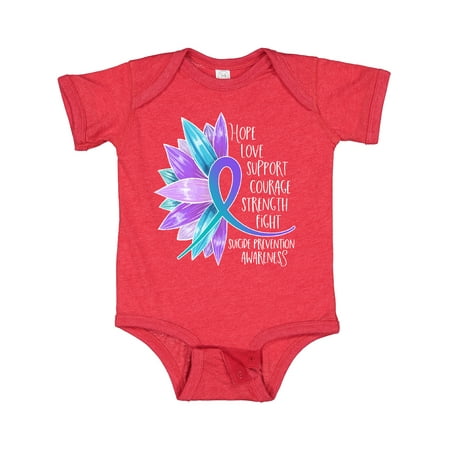 Inktastic Suicide Prevention Awareness Purple Teal Sunflower Ribbon Gift Baby Boy or Baby Girl Bodysuit
Inktastic Suicide Prevention Awareness Purple Teal Sunflower Ribbon Gift Baby Boy or Baby Girl Bodysuit