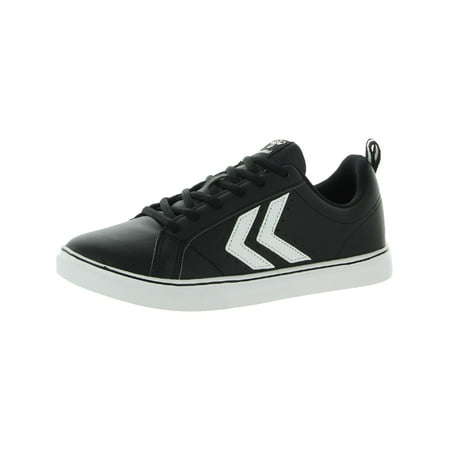 Hummel Mens Mainz Low Top Faux Leather Casual and Fashion Sneakers