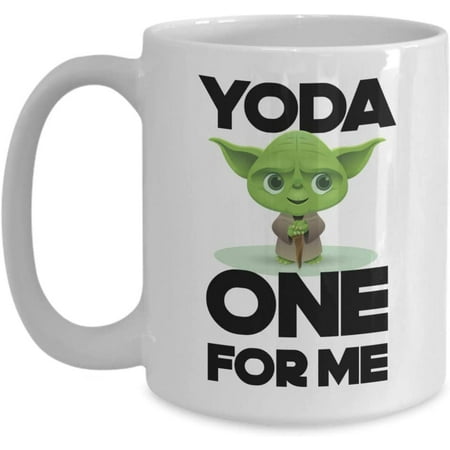 Yoda One For Me Mug Funny Youre The One Parody 11 or 15 oz. White Ceramic Coffee Cup
Yoda One For Me Mug Funny Youre The One Parody 11 or 15 oz. White Ceramic Coffee Cup