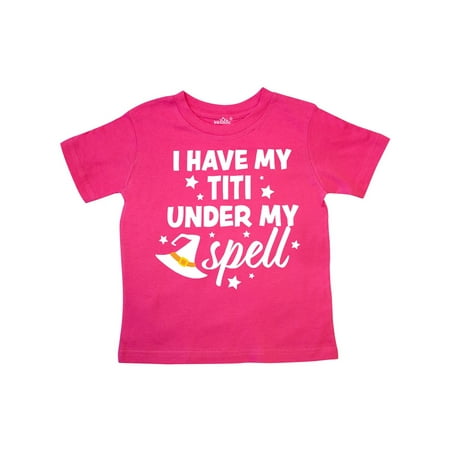 Inktastic I Have My Titi Under My Spell with Cute Witch Hat Gift Toddler Boy or Toddler Girl T-Shirt
Inktastic I Have My Titi Under My Spell with Cute Witch Hat Gift Toddler Boy or Toddler Girl T-Shirt