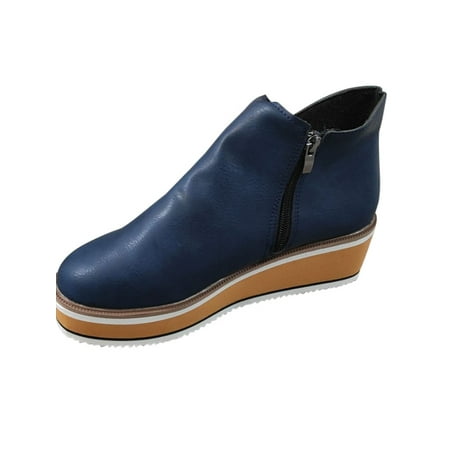 Ymiytan Womens Wedge Ankle Boots