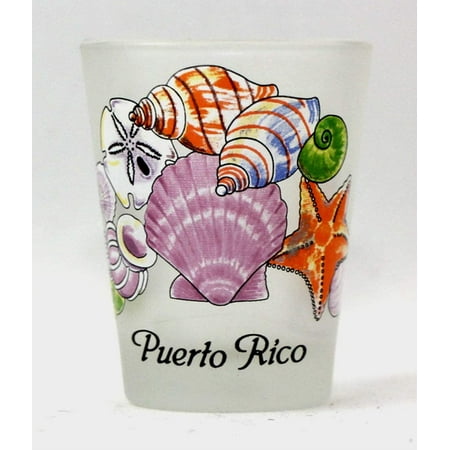 Puerto Rico Sea Shells Shot Glass