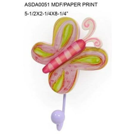 Set of 2 Pink and Yellow Contemporary Butterfly Hooks 8.25
Set of 2 Pink and Yellow Contemporary Butterfly Hooks 8.25