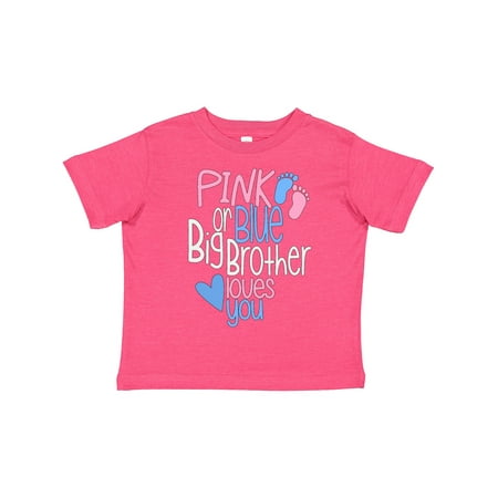 Inktastic Pink or Blue Big Brother Loves You Footprints and Heart Gift Toddler Boy Girl T-Shirt
Inktastic Pink or Blue Big Brother Loves You Footprints and Heart Gift Toddler Boy Girl T-Shirt