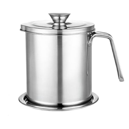 Kitchen Oil Filter Pot with Stainless Steel Dust Oil Cover for Hotel Restaurant Good Helper
Kitchen Oil Filter Pot with Stainless Steel Dust Oil Cover for Hotel Restaurant Good Helper
