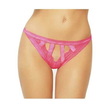 Lacy Line Sexy Strappy Elastic Thong With Cutouts