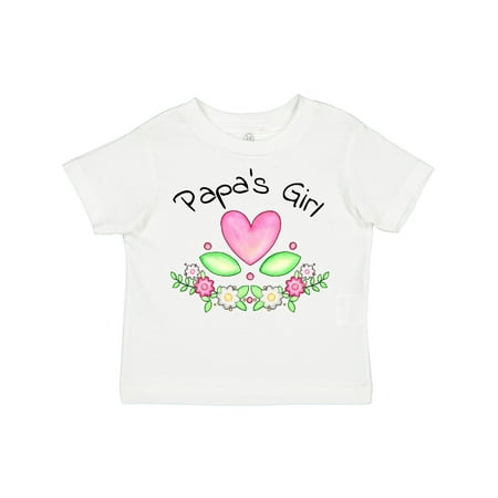Inktastic Papa s Girl- Heart Flowers Gift Toddler Toddler Girl T-Shirt 
Inktastic Papa s Girl- Heart Flowers Gift Toddler Toddler Girl T-Shirt