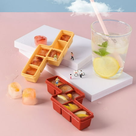 2Pcs/Set Ice Cube Mold 6 Grids Food Grade Silicone Non-Stick Ice Cream Maker for Kitchen
2Pcs/Set Ice Cube Mold 6 Grids Food Grade Silicone Non-Stick Ice Cream Maker for Kitchen
