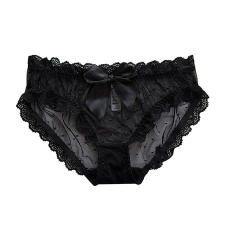 TAIAOJING Women Sexy G-String Thong Sexy Lace Panties With Cute Bow Midnight Lingerie Briefs Ladies Underwear Pack Of 3
TAIAOJING Women Sexy G-String Thong Sexy Lace Panties With Cute Bow Midnight Lingerie Briefs Ladies Underwear Pack Of 3