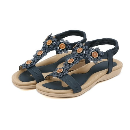 Cathalem Summer Fashion Women Casual Open Toe Flat Rhinestone Flowers Comfortable Soft Womens Platform Wedge Sandals Size 10 Blue 8
Cathalem Summer Fashion Women Casual Open Toe Flat Rhinestone Flowers Comfortable Soft Womens Platform Wedge Sandals Size 10 Blue 8