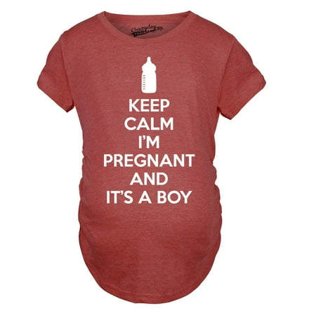 Maternity Keep Calm Im Pregnant and Its a Boy Shirt Funny Pregnancy Announcement
Maternity Keep Calm Im Pregnant and Its a Boy Shirt Funny Pregnancy Announcement