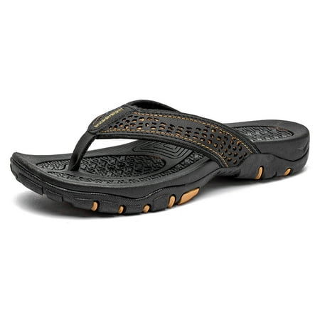 Men\ s Outdoor PU Flat Casual Flip Flops Summer Beach Sandals with TPR Sole Non Slip
Men\ s Outdoor PU Flat Casual Flip Flops Summer Beach Sandals with TPR Sole Non Slip
