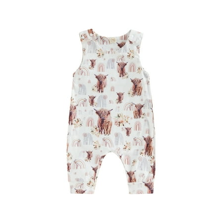 Bagilaanoe Newborn Baby Girl Boy Summer Jumpsuit Floral Print Sleeveless Bodysuit 6M 12M 18M 24M Infant Loose One Piece Romper
Bagilaanoe Newborn Baby Girl Boy Summer Jumpsuit Floral Print Sleeveless Bodysuit 6M 12M 18M 24M Infant Loose One Piece Romper