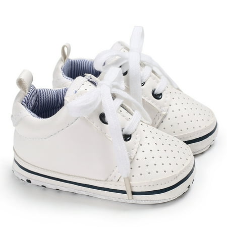 Infant Baby Shoes Soft Bottom Anti-slip Lace Up Sneakers Toddler Shoes Boys Girls