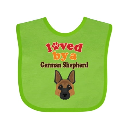Inktastic German Shepherd Dog Lover Gift Baby Boy or Baby Girl Bib