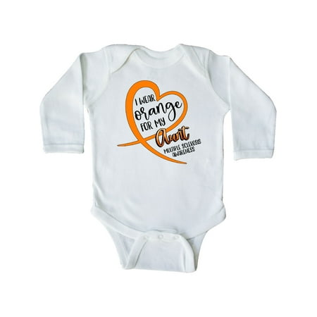 Inktastic I Wear Orange for my Aunt Multiple Sclerosis Awareness Gift Baby Boy or Baby Girl Long Sleeve Bodysuit
Inktastic I Wear Orange for my Aunt Multiple Sclerosis Awareness Gift Baby Boy or Baby Girl Long Sleeve Bodysuit