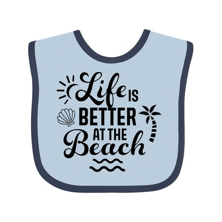 Inktastic Life is Better at the Beach with Sunshine Seashell and Palm Trees Gift Baby Boy or Baby Girl Bib
Inktastic Life is Better at the Beach with Sunshine Seashell and Palm Trees Gift Baby Boy or Baby Girl Bib
