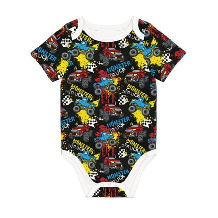 Coaee Monster Car for Soft Cotton Baby Short-Sleeve Bodysuit Baby Girls Boys Bodysuit Romper
Coaee Monster Car for Soft Cotton Baby Short-Sleeve Bodysuit Baby Girls Boys Bodysuit Romper