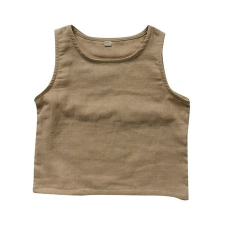 Tops For Girls Kids Toddler Baby Girls Spring Summer Sleeveless Solid Vest Tops Soft Clothing For 4-5 Years
Tops For Girls Kids Toddler Baby Girls Spring Summer Sleeveless Solid Vest Tops Soft Clothing For 4-5 Years