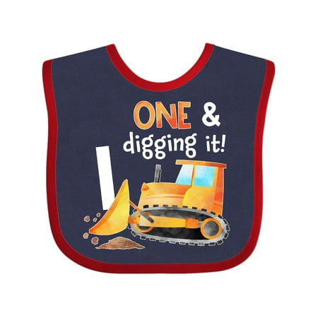 Inktastic One and Digging It Bulldozer 1st Birthday Gift Baby Boy or Baby Girl Bib
Inktastic One and Digging It Bulldozer 1st Birthday Gift Baby Boy or Baby Girl Bib