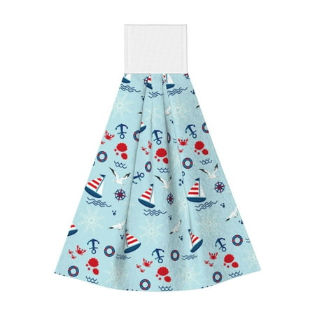 Easygdp Sailboats Anchors Kitchen Hand Towels Hanging Tie Towels Fast Drying Dish Cloth with Loop for Bathroom Restroom Home Decor
Easygdp Sailboats Anchors Kitchen Hand Towels Hanging Tie Towels Fast Drying Dish Cloth with Loop for Bathroom Restroom Home Decor