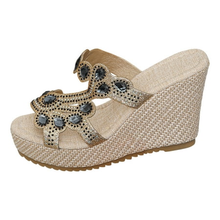 Jungdeepe Ladies Summer Rhinestone Bright Leather Thick Bottom Large Size Ladies Sandals Size 9 Womens Platform Sandals Shoes Womens Jelly Sandals Clear Low Heel Sandals for Women Bright Slides
Jungdeepe Ladies Summer Rhinestone Bright Leather Thick Bottom Large Size Ladies Sandals Size 9 Womens Platform Sandals Shoes Womens Jelly Sandals Clear Low Heel Sandals for Women Bright Slides