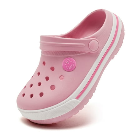 HOBIBEAR Girls and Boys Classic Clogs Garden Slip on Water Shoes(Pink 10-10.5 Toddler)
HOBIBEAR Girls and Boys Classic Clogs Garden Slip on Water Shoes(Pink 10-10.5 Toddler)