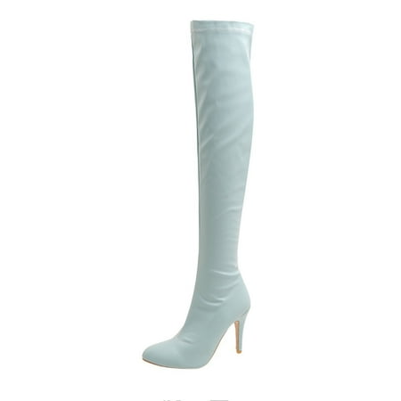 TTQLVZJGSE Women s Business Casual Shoes with Heel Shoes Sexy Autumn Winter Pointed Thin High-heeled Boots Blue-39
TTQLVZJGSE Women s Business Casual Shoes with Heel Shoes Sexy Autumn Winter Pointed Thin High-heeled Boots Blue-39