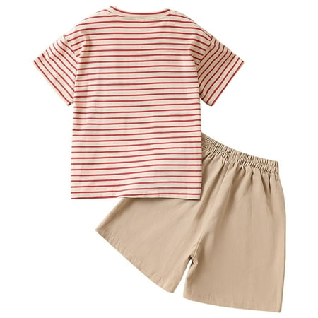 ZRBYWB Children s Clothing Summer Boy Girl Clothes Minimalist Stripe Short Sleeve Top Denim Shorts Set Summer Clothes
ZRBYWB Children s Clothing Summer Boy Girl Clothes Minimalist Stripe Short Sleeve Top Denim Shorts Set Summer Clothes