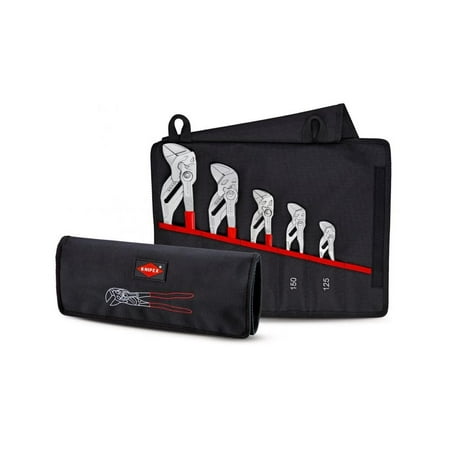 Knipex KNP001955S4 Tool Roll Pliers Wrench Set - 5 Piece