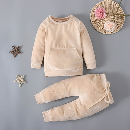 Tejiojio Girls and Toddlers Soft Cotton Clearance Children Autumn And Winter Solid Color Long Sleeved Sweater Trousers Two Piece Children Clothing
Tejiojio Girls and Toddlers Soft Cotton Clearance Children Autumn And Winter Solid Color Long Sleeved Sweater Trousers Two Piece Children Clothing