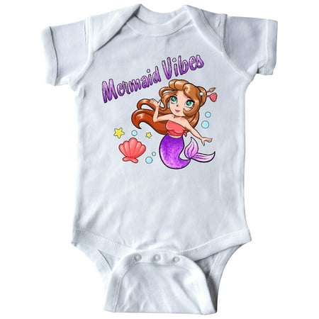 Inktastic Mermaid Vibes- cute mermaid with purple tail Gift Baby Girl Bodysuit
Inktastic Mermaid Vibes- cute mermaid with purple tail Gift Baby Girl Bodysuit