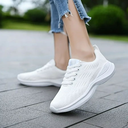Outdoor Soft Sole Flying Woven Sneakers Breathable Lace-Up Running Shoes Women‘s Footwear
Outdoor Soft Sole Flying Woven Sneakers Breathable Lace-Up Running Shoes Women‘s Footwear
