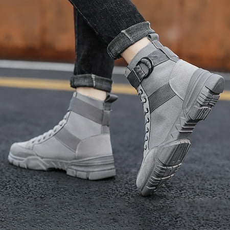 LYCAQL Men Shoes Men Sneakers Low Top Breathable Casual Sneakers Walking Canvas Shoes Thigh High Lace up Boots (Grey 7.5)
LYCAQL Men Shoes Men Sneakers Low Top Breathable Casual Sneakers Walking Canvas Shoes Thigh High Lace up Boots (Grey 7.5)