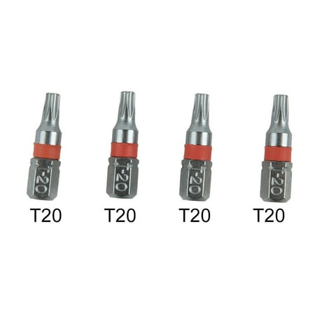 BAMILL 4Pcs Magnetic T6-T40 Hex Head Screw Driver Bit 1/4inch Hex Shank 25mm Spanner
BAMILL 4Pcs Magnetic T6-T40 Hex Head Screw Driver Bit 1/4inch Hex Shank 25mm Spanner