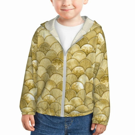 Goofa Mermaid Fish Scale Printed Kids Zip-Up Hoodie Girls Boys UPF50+ Sun Protection Jacket Hooded Cooling Shirt-18 Months
Goofa Mermaid Fish Scale Printed Kids Zip-Up Hoodie Girls Boys UPF50+ Sun Protection Jacket Hooded Cooling Shirt-18 Months