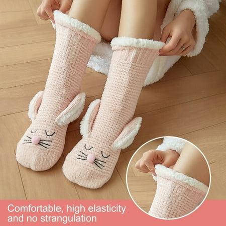 GXSR Toddler Girl Boy Sherpa-lined Fuzzy Socks Anti Skid with Grips Baby Girl Boy Christmas Socks Kids Slipper Socks
GXSR Toddler Girl Boy Sherpa-lined Fuzzy Socks Anti Skid with Grips Baby Girl Boy Christmas Socks Kids Slipper Socks