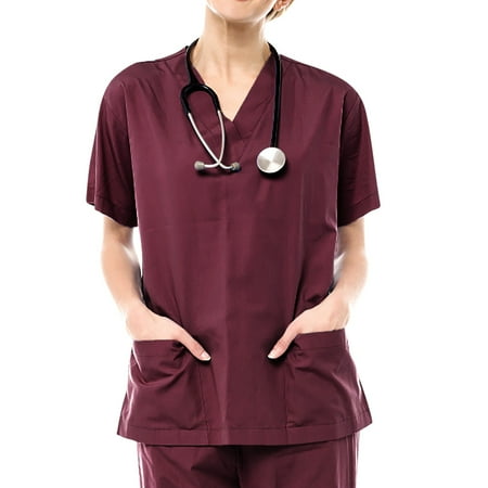 Men Women Short Sleeve V-Neck With Pocket Nursing Uniform Blouse Scrub Tops Sports Safety L
Men Women Short Sleeve V-Neck With Pocket Nursing Uniform Blouse Scrub Tops Sports Safety L